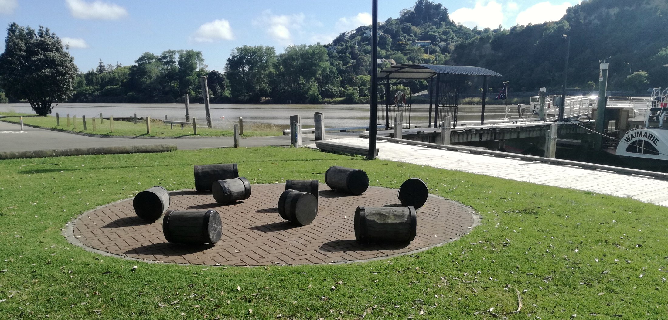 Sculpture on the Whanganui waterfront