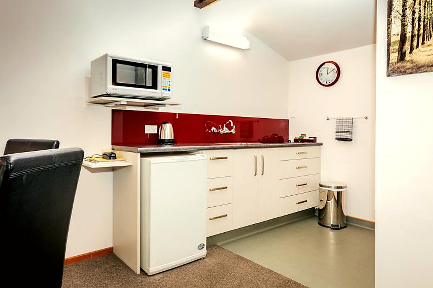 Full fitted kitchen in the new one-bedroom apartment